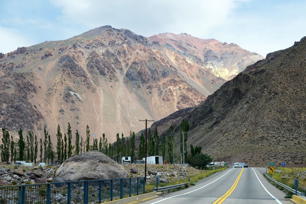 13 Driving Past Punta de Vacas As We Near Penitentes Before Trek To Aconcagua Plaza Argentina Base Camp